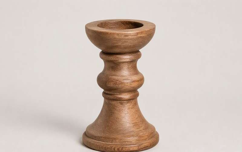 Candelabro Drella madera de mango 15 cm