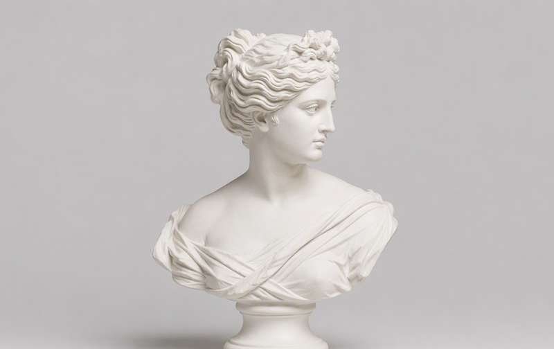 Estatua decorativa Theo busto 28 cm