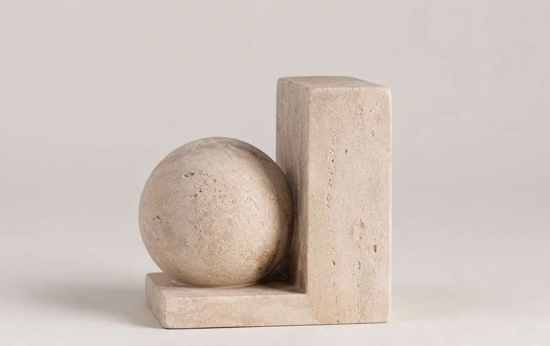 Sujetalibros Atlas piedra 16 cm