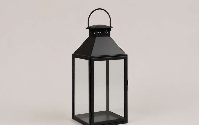 Farol Faro negro 32 cm