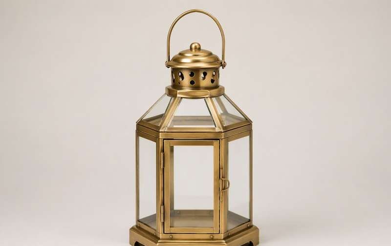 Farol Alba latón 28 cm