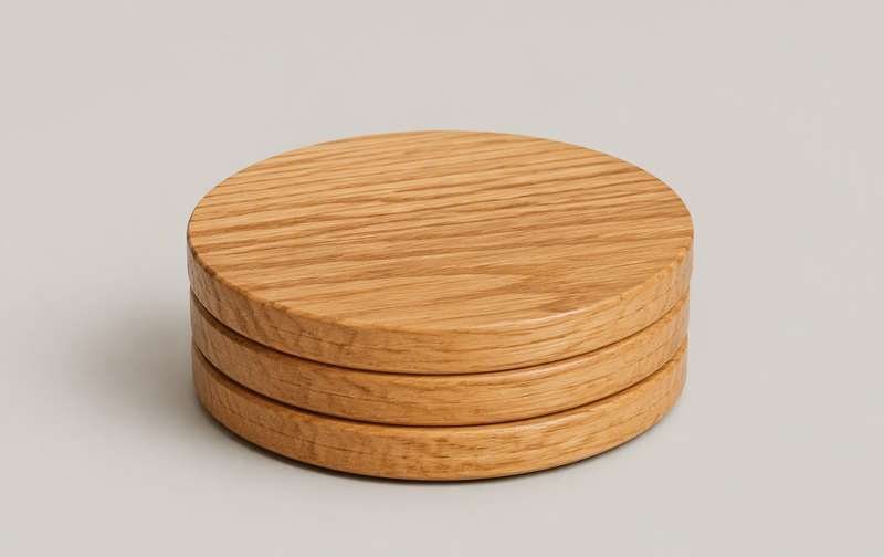 Juego de posavasos Oak 4 pzs